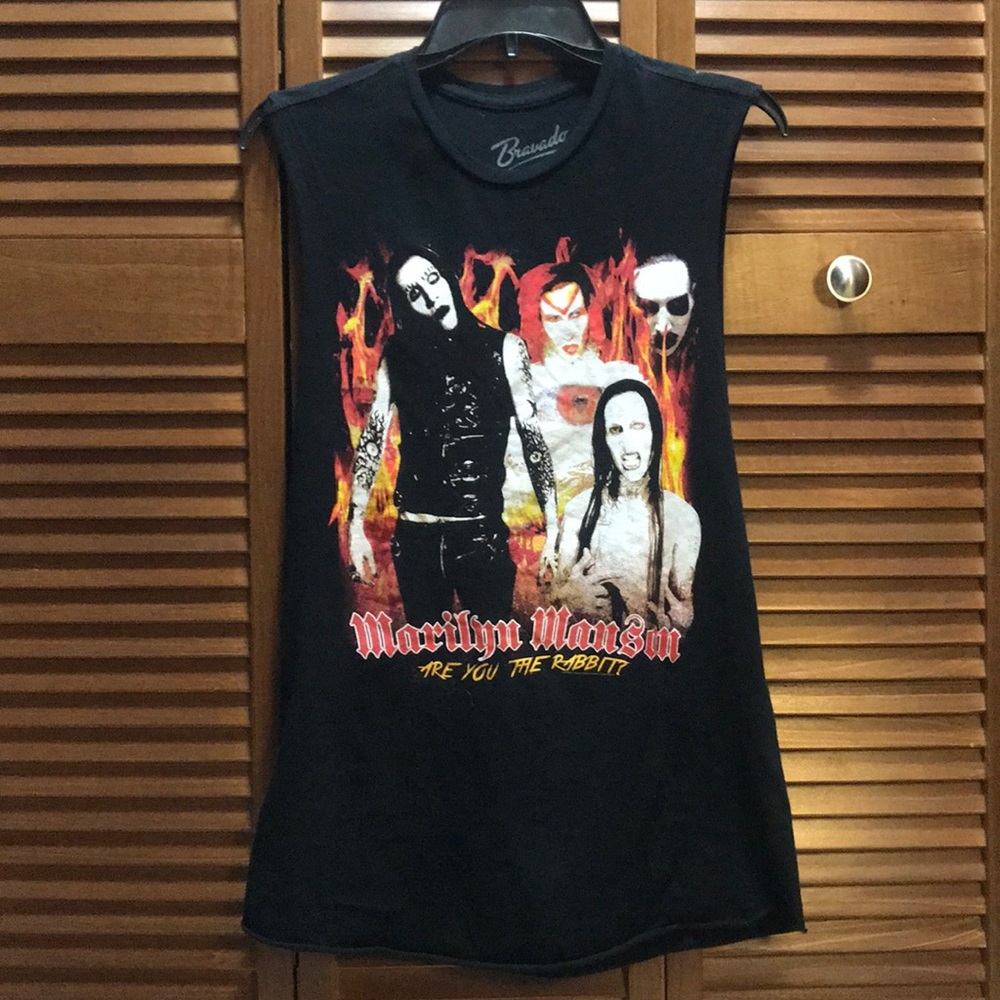Marilyn Manson oversized Tank